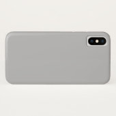 シルバーグレイ iPhone X ケース Case-Mate iPhoneケース (裏面(横))