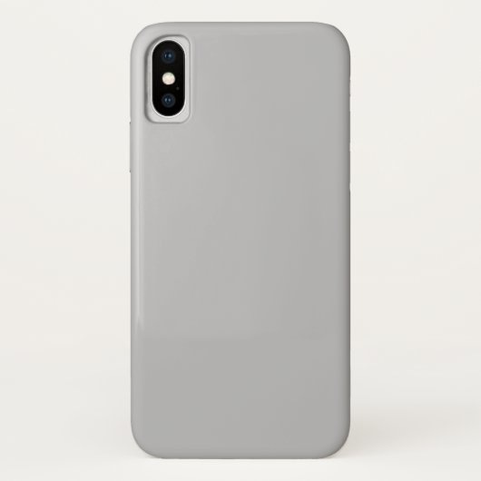 シルバーグレイ iPhone X ケース Case-Mate iPhoneケース (裏面)