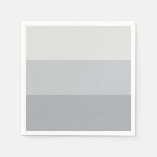 シルバーグレストライプのー スタンダードカクテルナプキン (正面)