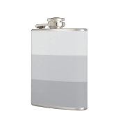 シルバーグレストライプのー フラスク (左)