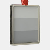 シルバーグレストライプのー メタルオーナメント (右)
