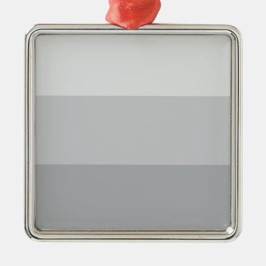 シルバーグレストライプのー メタルオーナメント (正面)