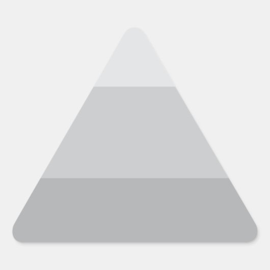 シルバーグレストライプのー 三角形シール (正面)