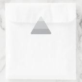 シルバーグレストライプのー 三角形シール (バッグ)