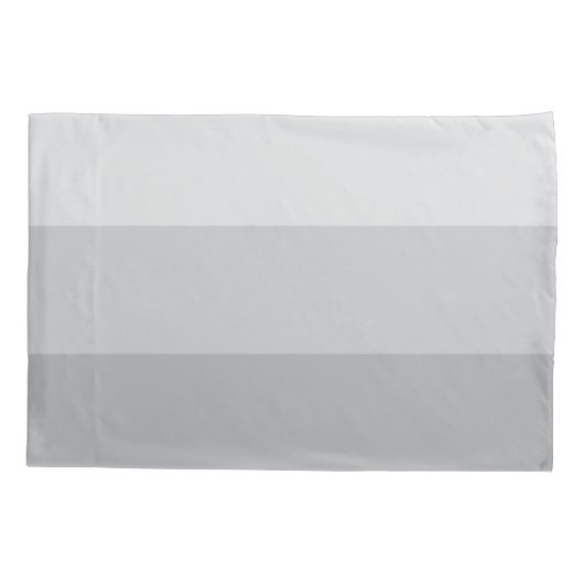 シルバーグレストライプのー 枕カバー (裏面-左)