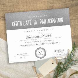 シルバーグレミニマルイ参加証明書