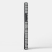 シルバーグレユニークーモダンストライプの Case-Mate iPhoneケース (裏面 / 右)