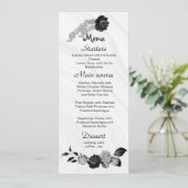 シルバーグレーとブラックの花結婚の数 メニュー (スタンド正面)