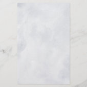 シルバーグレーアイボリーフローラウィンターボホ結婚さんのメニュー (裏面)