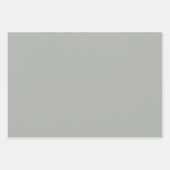 シルバーグレーアラベスクパターンデザイン ラッピングペーパーシート (正面3)