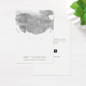 シルバーグレーインクグリッターイヤリング及びネックレス (デスク)