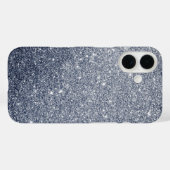 シルバーグレーグリッタースタイル Case-Mate iPhoneケース (裏面 (横))