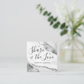 シルバーグレーグリッターマーブルアゲートシックモノグラム 紹介カード (スタンド正面)