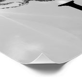 シルバーグレースパークルハッピー60誕生日 ポスター (コーナー)