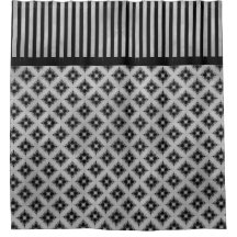 シルバーグレーダイヤモンドとストライプシルバーパターン