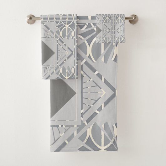 シルバーグレーダイヤモンドタオルセット バスタオルセット (インサイチュ)