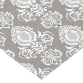 シルバーグレーダマスクパターン秋感謝祭 ミディアムテーブルランナー (コーナー)