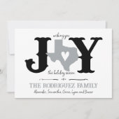 シルバーグレーテキサス州JOY写真 シーズンカード (正面)