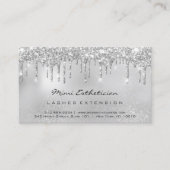 シルバーグレードリップスグリッターまつ毛アフターケア 名刺 (正面)