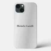 シルバーグレープロフェッショナルユニーク独自の名前を追加 Case-Mate iPhoneケース (裏面)