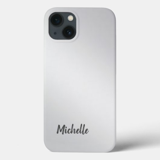 シルバーグレープロフェッショナルユニーク独自の名前を追加 Case-Mate iPhoneケース (裏面)