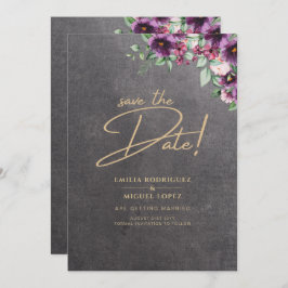 シルバーグレーベリ結婚ーフローラの冬秋 招待状