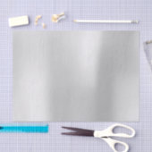 シルバーグレーメタリックミニマルブランディングブライダル 薄葉紙 (クラフト)