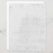 シルバーグレーヴィンテージパターン紙 (正面/裏面)