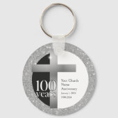 シルバーグレー教会創立100周年記念のオリジナルデザイン キーホルダー (正面)