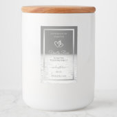 シルバーグレー海サンセット製品の包装ラベル フードラベル (正面)