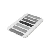 シルバーグレー調 バスマット (アングル)