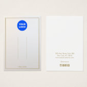 シルバーグレー追加ロゴグラデーションヘアクリップディスプレイ (正面&裏面)