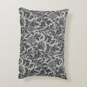 シルバーグレー/グレー アクセントクッション (裏面(縦))