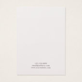 シルバーグレー&ダスティピンクパームイヤリングディスプレイカード (裏面)