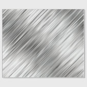 シルバーグレー ラッピングペーパー (フラット)