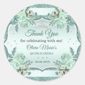 シルバーグ王室のリーンキンセアニェラ誕生日 ラウンドシール (正面)