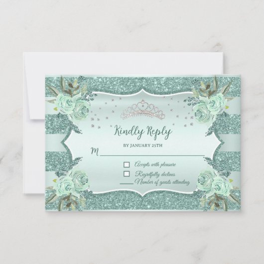 シルバーグ王室のリーンキンセアニェラ誕生日 出欠カード (正面)