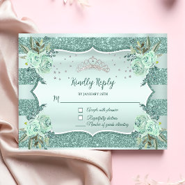 シルバーグ王室のリーンキンセアニェラ誕生日 出欠カード