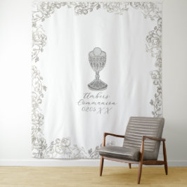 シルバーコミュニオンチャリスカスタムトの背景 タペストリー