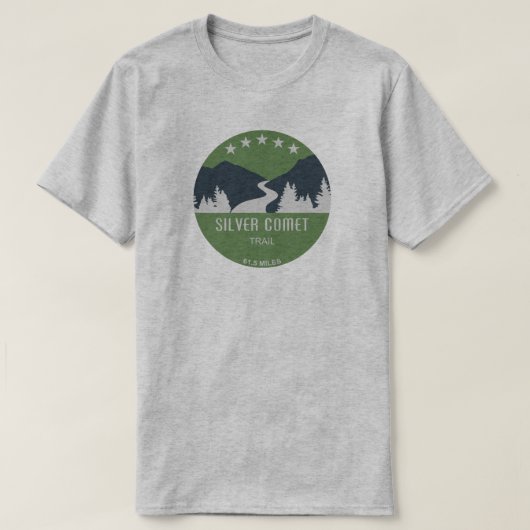 シルバーコメットトレイル ジョージア州 Tシャツ (デザイン正面)