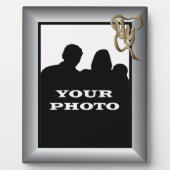 シルバーコメディ悲劇金ゴールドマスク8x10フォトプラーク フォトプラーク (正面)