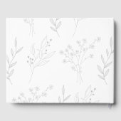 シルバーコーナーフローラボホ結婚ズ ゲストブック (裏面)