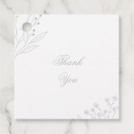 シルバーコーナーフローラボホ結婚ズ フェイバータグ