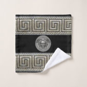 シルバーゴルゴン – メドゥーサゲスト/ギフト バスタオルセット (ウォッシュタオル)