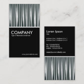 シルバーサテンリプルII 名刺 (正面/裏面)