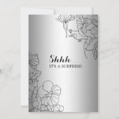 シルバーサプライズ30th誕生日パーティー 招待状 (裏面)