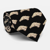 シルバーサラブレッドの競走馬 ネクタイ (ロール)