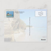 シルバーサンズビーチ、トレローニー、ジャマイカ ポストカード (裏面)