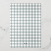 シルバーサージアーチ形フォトメリークリスマス 箔シーズンカード (裏面)