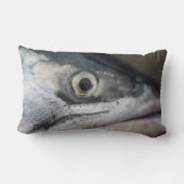 シルバーサーモン顔 ランバークッション (裏面)